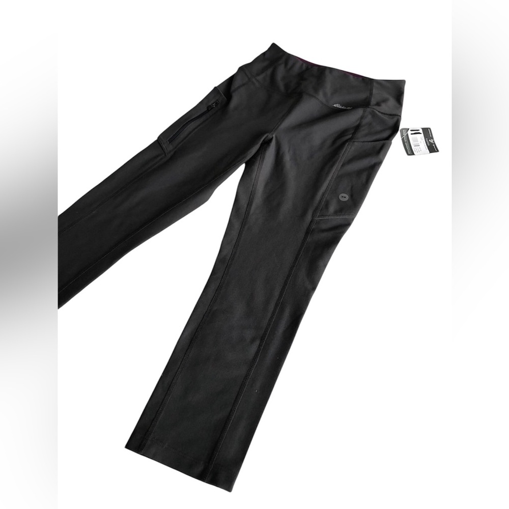 NWT Grey Eddie Bauer Women's Trail Adventure High-Rise Capris